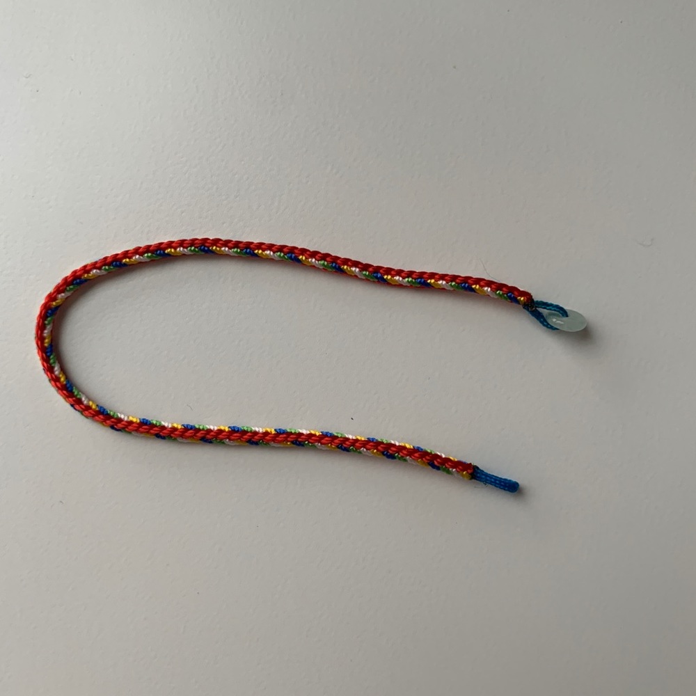 ☀️Rainbow Braided Thin Bracelet
